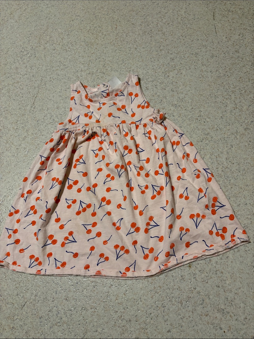 Zara Baby Pink Shirt with Orange and Blue Floral Print